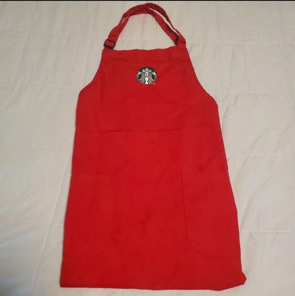 Holiday Starbucks apron.